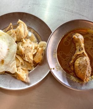 Roti with curry